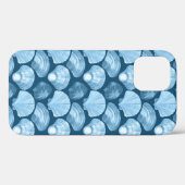 Coques Case-Mate iPhone Motif Blue Beach Seashell (Verso (horizontal))