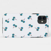 Coques Case-Mate iPhone Motif Blue Cherry (Dos (Horizontal))