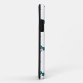 Coques Case-Mate iPhone Motif Blue Cherry (Dos/Droite)