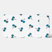 Coques Case-Mate iPhone Motif Blue Cherry (Verso (horizontal))