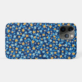 Coques Case-Mate iPhone Motif Blue Little Flowers (Dos (Horizontal))