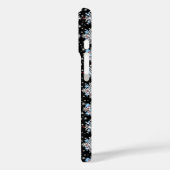 Coques Case-Mate iPhone Motif Blue Snowflake (Verso / Gauche)