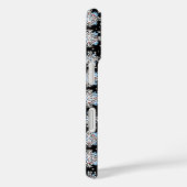 Coques Case-Mate iPhone Motif Blue Snowflake (Verso / Droite)