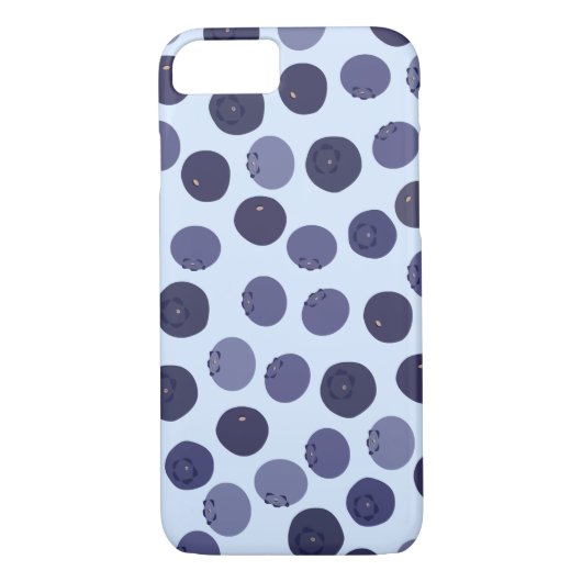 Coques Case-Mate iPhone Motif Blueberry (Dos)