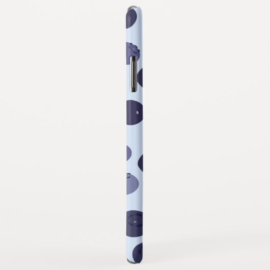 Coques Case-Mate iPhone Motif Blueberry (Dos/Droite)