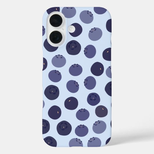 Coques Case-Mate iPhone Motif Blueberry (Verso)