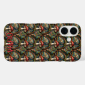 Coques Case-Mate iPhone Motif bohème élégant rétro (Verso (horizontal))