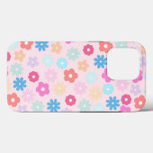 Coques Case-Mate iPhone Motif Boho Rose Daisy Flowers (Verso (horizontal))