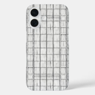 Coques iPhone 16 Motif Bois Blanchi Symétrique