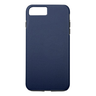 Coque iPhone 8 Plus/7 Plus Motif Bosselé Bleu Marine