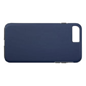 Coques Case-Mate iPhone Motif Bosselé Bleu Marine (Dos (Horizontal))