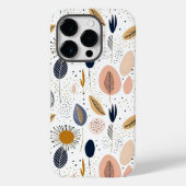 Coques Case-Mate iPhone Motif botanique abstrait boho moderne (Verso)