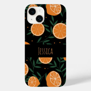 Coque Pour iPhone 14 Motif botanique de fruits d'été moderne