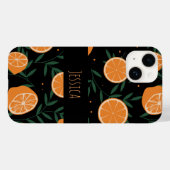 Coques Case-Mate iPhone Motif botanique de fruits d'été moderne (Verso (horizontal))
