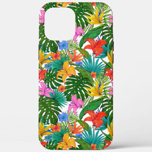 COQUES Case-Mate iPhone MOTIF BOTANIQUE FLORAL TROPICAL (Verso)