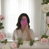 Coques Case-Mate iPhone Motif botanique rose chic