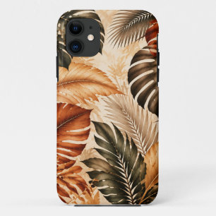Case-Mate iPhone Case Motif botanique tropical Monstera d'automne