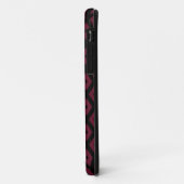 Coques Case-Mate iPhone Motif bourguignon et diamant noir (Dos/Gauche)