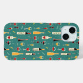 Coques Case-Mate iPhone Motif Bouteilles et verres (Verso (horizontal))