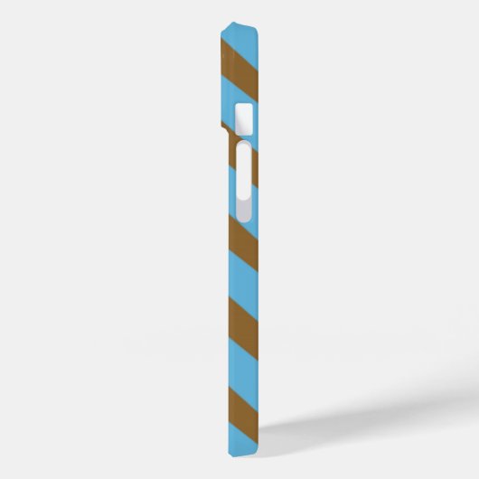 Coques Case-Mate iPhone Motif Brown Chevron Bold (Verso / Gauche)