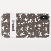 Coques Case-Mate iPhone Motif Brown Western Horse Customisé (Dos (Horizontal))