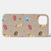 Coques Case-Mate iPhone Motif café (Verso (horizontal))