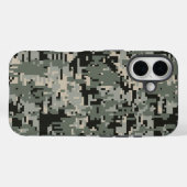 Coques Case-Mate iPhone Motif Camo Forêt-Noire (Verso (horizontal))