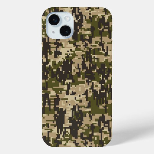 Coques Case-Mate iPhone Motif Camo numérique militaire classique (Verso)