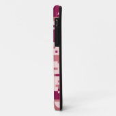 Coques Case-Mate iPhone Motif Camo numérique rose (Dos/Gauche)