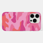 Coques Case-Mate iPhone Motif Camo rose clair (Verso (horizontal))