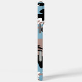 Coques Case-Mate iPhone Motif Camo - Rouge gris Bleu Bleu Bleu Noir (Verso / Droite)