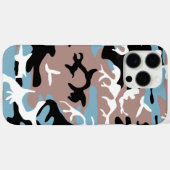 Coques Case-Mate iPhone Motif Camo - Rouge gris Bleu Bleu Bleu Noir (Verso (horizontal))