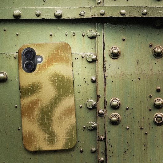 Coques Case-Mate iPhone Motif Camo tactique peint au Spray Brown