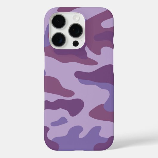 Coques Case-Mate iPhone Motif Camo violet | (Verso)