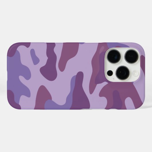 Coques Case-Mate iPhone Motif Camo violet | (Verso (horizontal))