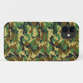 Coques Case-Mate iPhone Motif Camo Woodland (Dos (Horizontal))