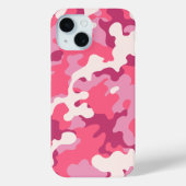 Coques Case-Mate iPhone Motif Camouflage à la mode Pink (Verso)