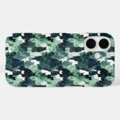 Coques Case-Mate iPhone Motif Camouflage de chats verts (Verso (horizontal))