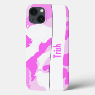 Etui iPhone Case-Mate Motif Camouflage rose blanc