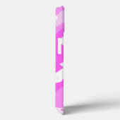 Coques Case-Mate iPhone Motif Camouflage rose blanc (Verso / Droite)