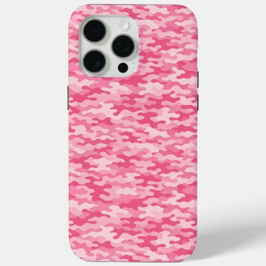 Coques Case-Mate iPhone Motif camouflage rose féminin (Verso)