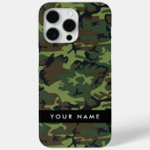 Coques Case-Mate iPhone Motif Camouflage Vert, Votre nom, Personnaliser (Verso)
