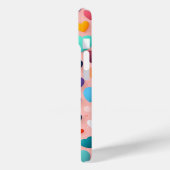 Coques Case-Mate iPhone Motif cardiaque multicolore (Verso / Gauche)
