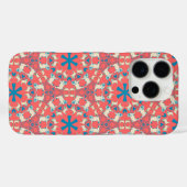 Coques Case-Mate iPhone Motif Carlin Rouge corail moderne (Verso (horizontal))