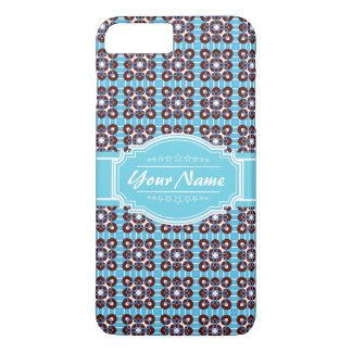 Coque Case-Mate Pour iPhone Motif Carré Aqua Turquoise Personnalisé