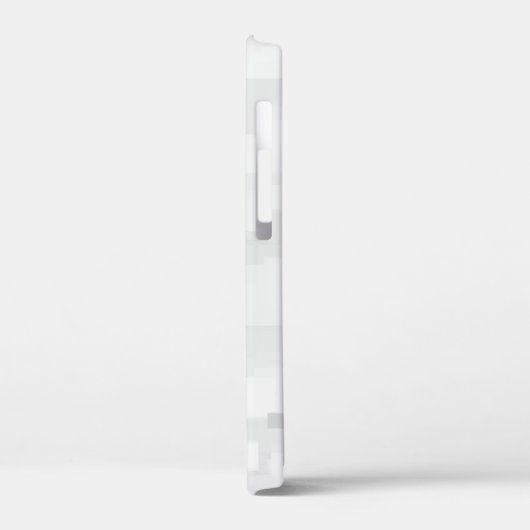 Coques Case-Mate iPhone Motif carré blanc moderne (Verso / Gauche)