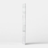 Coques Case-Mate iPhone Motif carré blanc moderne (Verso / Droite)