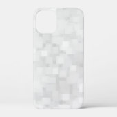 Coques Case-Mate iPhone Motif carré blanc moderne (Verso)