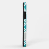 Coques Case-Mate iPhone Motif Carré diagonal Trellis personnalisé (Dos/Droite)