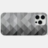 Coques Case-Mate iPhone Motif carré géométrique triangle gris (Verso (horizontal))